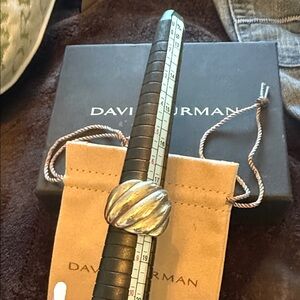 David Yurman Silver Twisted Band